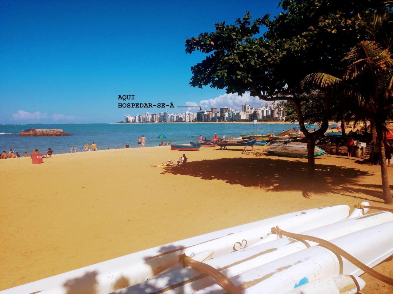 Flat Pasargada 712, Free Bikes, Pe Na Praia Vila Velha  Dış mekan fotoğraf